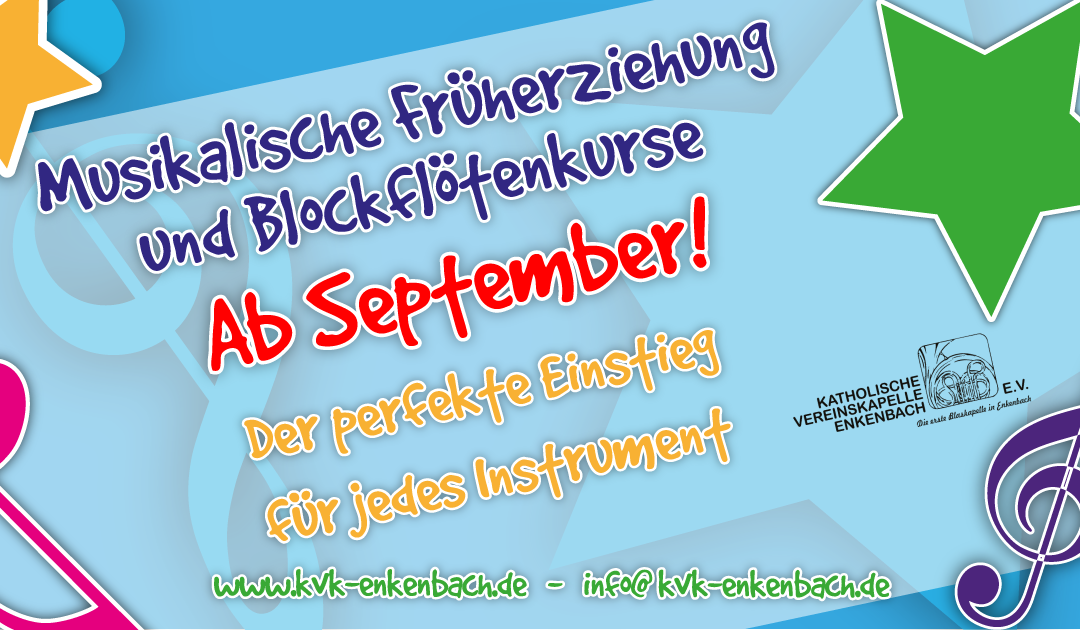 Neue Kurse ab September