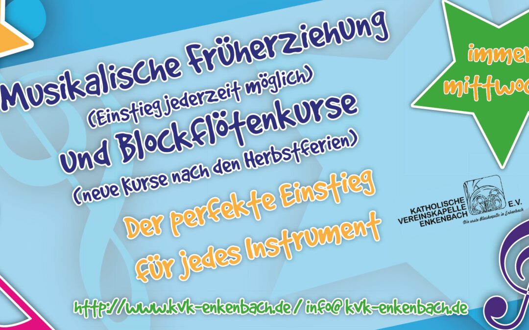 Musikalische Füherziehung Herbst 2020